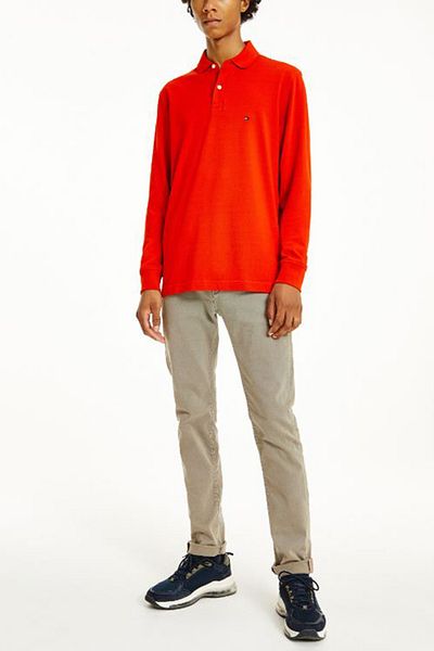 Tommy Hilfiger Orangefarbenes T-Shirt in Größe M
