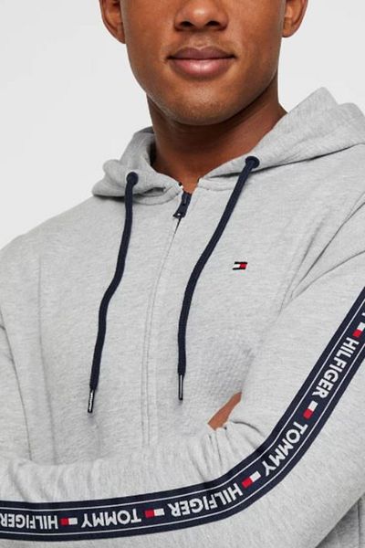 Tommy Hilfiger Φούτερ Ανδρικό Γκρι Heather