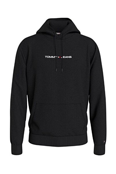 Tommy Hilfiger Ανδρικό Φούτερ με Κουκούλα Κανονικής Γραμμής XXL