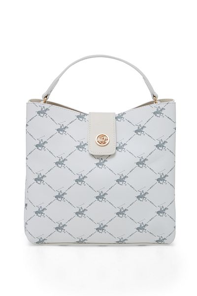 Beverly Hills Polo Club Women's White Shoulder Bag 05Bhpc8051