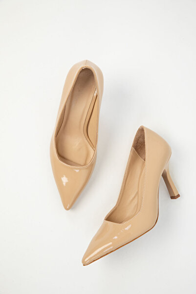 SOHO Klasické dámské boty na podpatku z lakované kůže - 20181