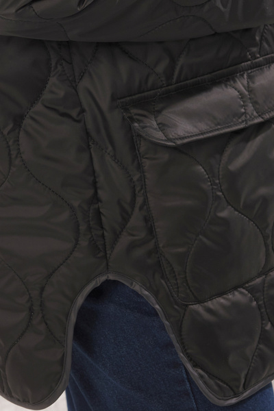 Trendyol Collection Černý kabát Regular Fit - TWOAW23MO00134