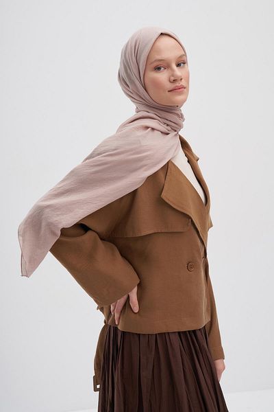 carell Organic Wrinkled Shawl Cream
