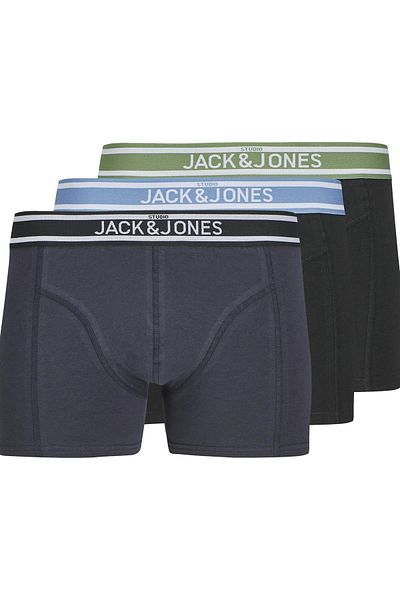 Jack & Jones JACTEDDY 3 Πακέτα Μαύρα Μασίφ Στύλοι