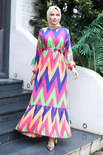 Bestenur Φόρεμα Fadel Woven Viscose 1317 - Πράσινο