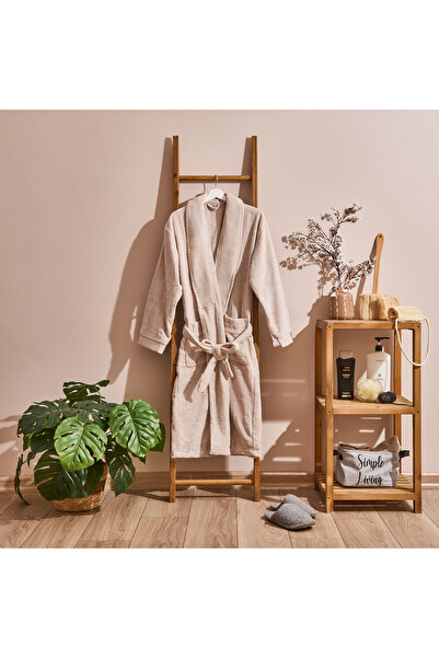 Evidea Halat de baie pentru femei Soft Anvers - Crem - L / XL