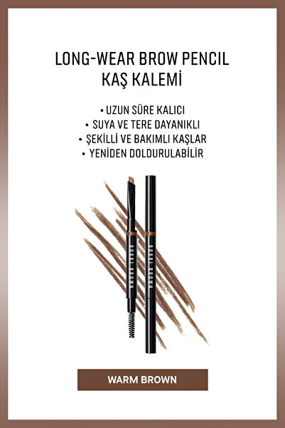 BOBBI BROWN Long-Wear Brow Pencil Kaş Kalemi-Warm Brown