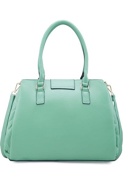 Caprese Sabrina Women Handbag|office Satchel Shoulder Bag For Women| Medium| Mint