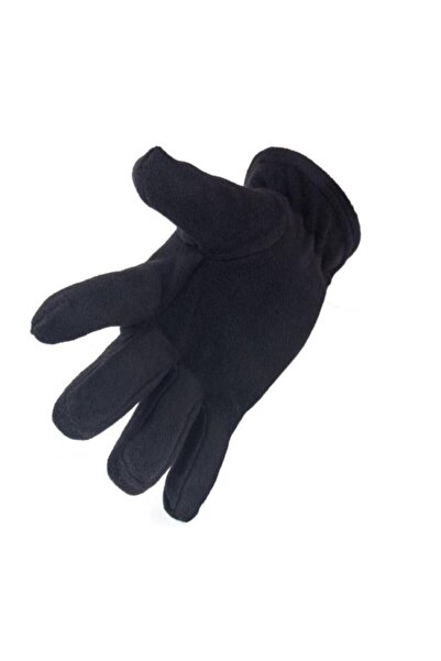 SINGLE SWORD Black Thermal Winter Fleece Gloves