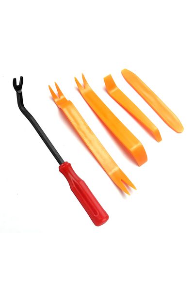 Choice 5pcs Auto Door Clip Panel Trim Removal Tools Kits Navigation Blades Disassembly Plastic Car Interior