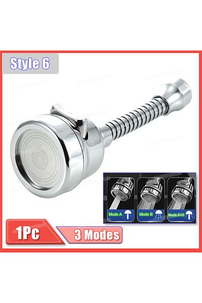 Choice Faucet Tap D Pro 2/3mode Faucet Extender 360degree Rotatable Faucet Nozzle Adapter Home Water Saving
