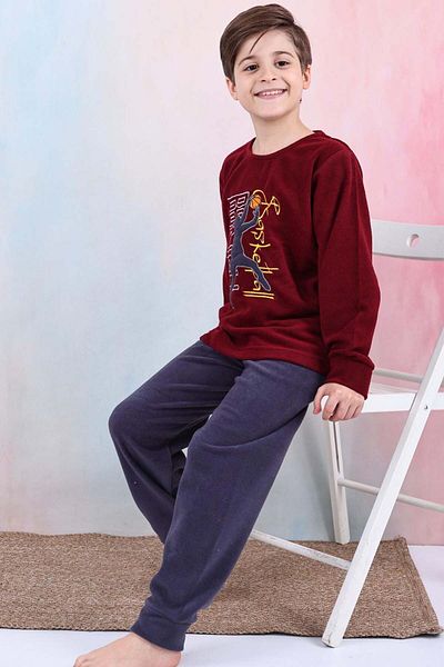 GRI MOR TEKSTIL SET DE PIZAMA BĂIATBĂI