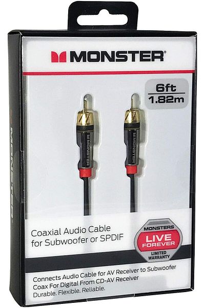 MONSTER SUBWOOFER - 6 FT LENGTH