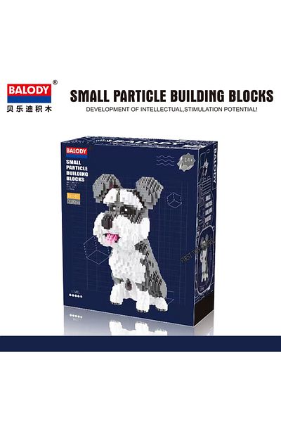 Choice Original Box 10649 Balody Cartoon Teddy Corgi Collie Pet Dog Dachshund Cartoon Cat Model Mini Buildi