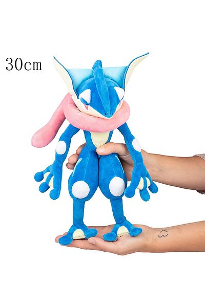 Choice 27-30cm Greninja Hot Style Greninja Plush Toy Pokemon Froakie Evolution Frog Ninja Cartoon Image Stu
