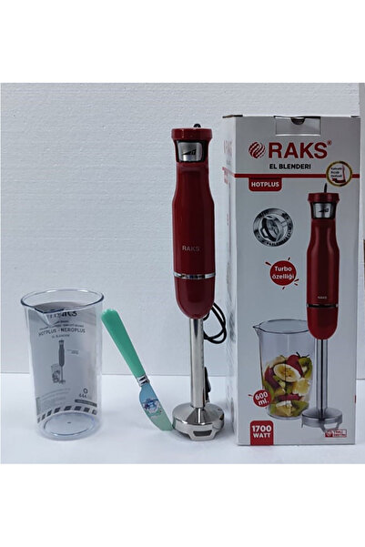 Raks Hotplus 1700 Watt Turbo Çubuk El Blenderi, Ölçü Kabı ve Kahvaltı Bıçağı Hediyeli El Blenderi