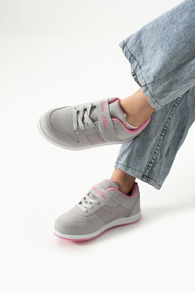 BOUIS Ice Pink Flexible Lightweight Unisex Sneaker - m Series, Single Velcro, Lace-Up Sneakers