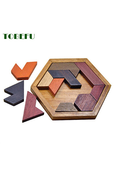 Choice مكعبات بناء خشبية بأشكال هندسية، ألغاز للأطفال، ألعاب خشبية غير سامة