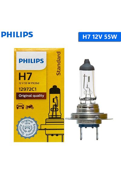 Philips H7 Vision H4 H7 H11 Hb3 Hb4 Original Car Halogen Headlight H8 H9 9005 9006 3200k Auto Standa