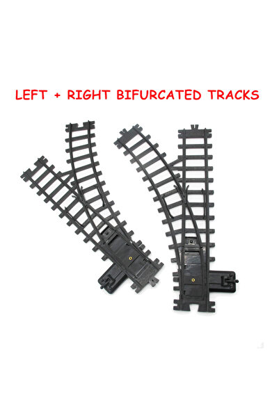 Choice4 bifurcated tracks 5cm wide Rail Track Expansion Pack for Railway King...