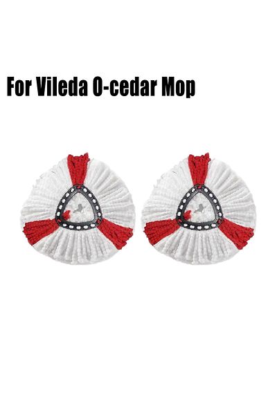 Choice 2 Pcs Mop Head Replacement For O-cedar And Vileda Easywring 1 Tank System Washable Mop Pad Reusable