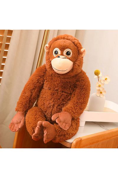 Choice 66cm Yellow 66cm Cartoon Gorilla Plush Toy Chimpanzees Monkey Soft Stuffed Doll Backpack Car Bag Roo