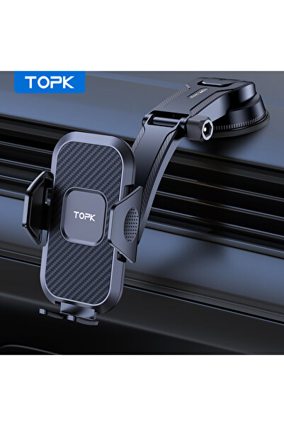 Choice حامل هاتف TOPK العالمي لتركيب الهاتف على لوحة القيادة في السيارة مع قا...