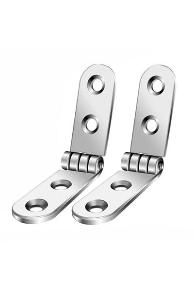 Choice 2pcs 180 Degree 2pcs Foldable Hinge Flap Screw-on Hinges For Sewing Machine Cabinet Rounded Corner B