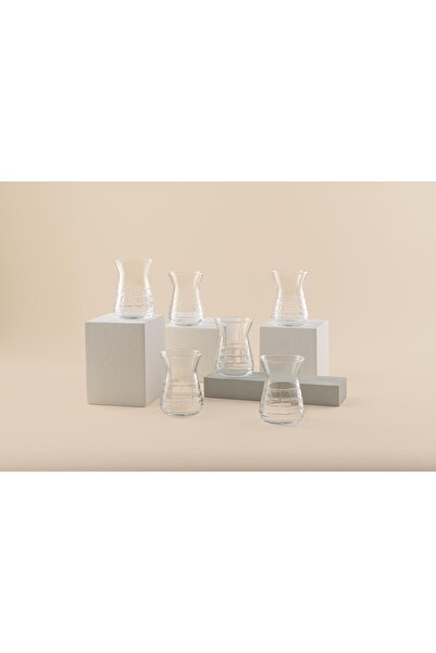 Jumbo Classy 6'lı Çay Bardağı