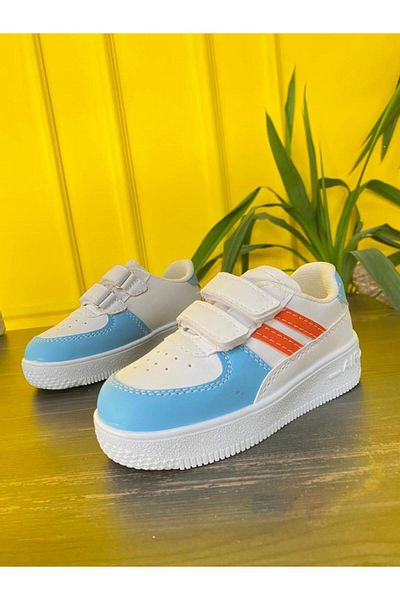 Oksit Dětské Unisex dětské tenisky Ezra Air se silnou páskou na podrážce