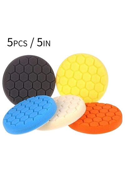 Toorise 5inch 3/4/5/6/7inch Car Polishing Pad Kit Set Self-adhesive Buffing Waxing Sponge Wool Wheel Polishi
