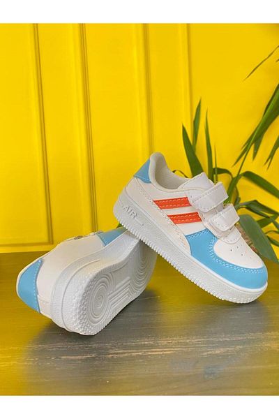 Oksit Dětské Unisex dětské tenisky Ezra Air se silnou páskou na podrážce