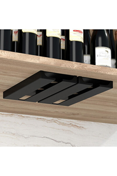 Choice قطعتان من حامل أكواب المشروبات السوداء بدون أدوات - حامل أكواب بلاستيك...