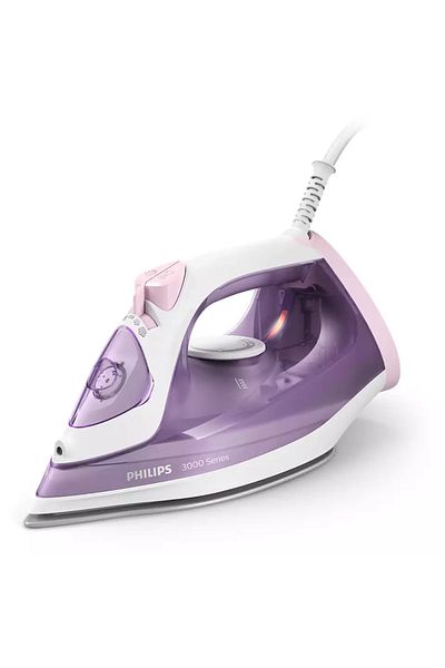 Philips Fier de calcat Philips DST3010/30, 2000W, Talpa ceramica, Sistem antipicurare, Mov