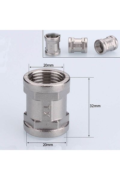 Choice 3 1/2" 3/4" Bsp Female Male Thread Tee Type Reducing Stainless Steel Elbow Butt Joint Adapter Adapt.