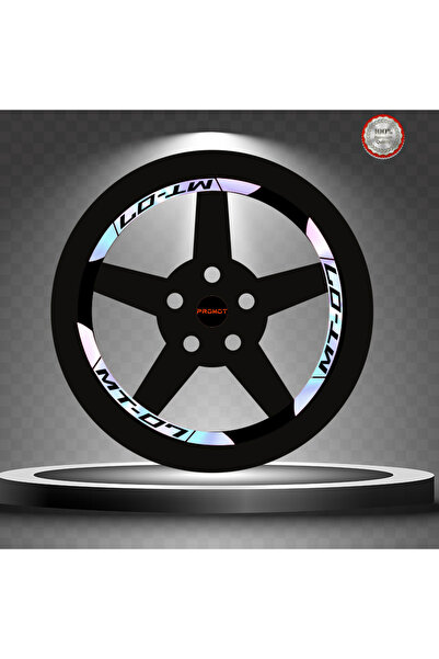PROMOT MT-07 JANT ŞERİDİ  GENİŞ HOLOGRAM JANT ŞERİDİ GECE PARLAYAN MODEL