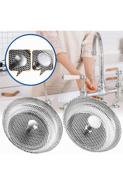 Choice Waste Plug Sink Strainer Stainless Steel Basin Drain Filter  Shower Floor Sewer Mesh Hair Catcher...