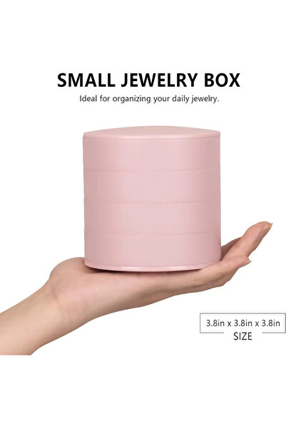 Choice كما هو موضح في صندوق تخزين المجوهرات الدوار المكون من 4 طبقات للنساء، ...