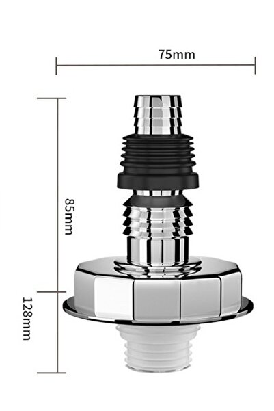 Choice وصلة تصريف أرضية الغسالة المستقيمة، موصل أنبوب مزدوج الغرض، خرطوم عالم...