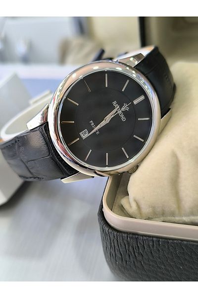 Raymond Classic Men's Wrist Watch with Clip Cord