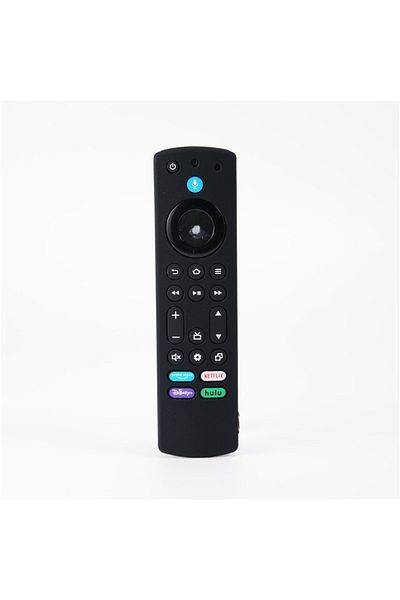 Choice حافظة جهاز التحكم عن بعد من السيليكون باللون الأسود لجهاز Fire Tv Stick 4k Max 2nd/fire Tv Omni Series/fire Tv 4-series Re لعام 2023