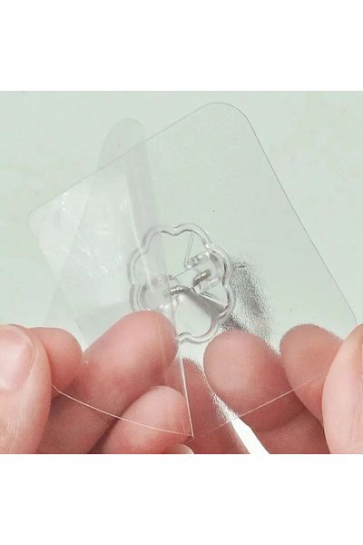 Choice 10pcs 10/20/30pcs Non Punching Transparent Hook Multifunctional Household Wall Scratch Free Adhesive