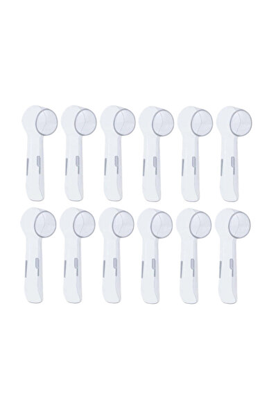 Choice 6 قطع 6/12 قطعة لأغطية حماية لرؤوس فرشاة الأسنان براون وحامل حامل فرشا...