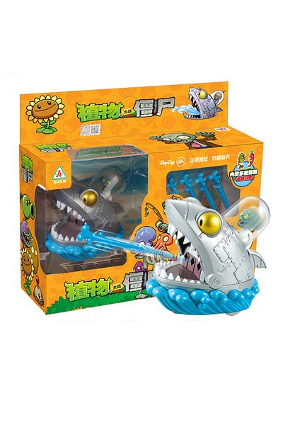 Choice H28011 Genuine Licensed Plants Vs Zombies 2 Mechanical Shark Wild West Gargantuar New Toy Figures Ga