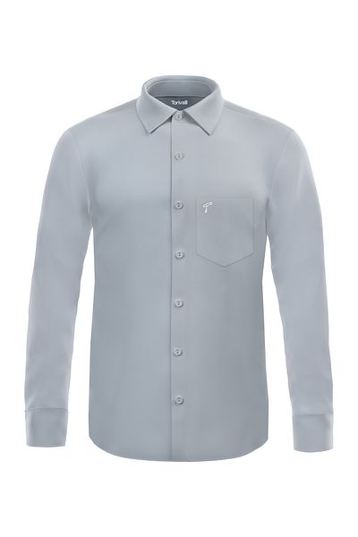 Torivalli Collection Men's Seasonal Shirt - Easy to Iron, Classic Fit, Solid Color