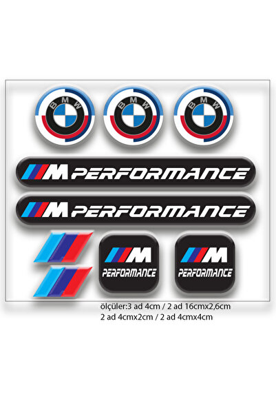 3D STİCKER  Bmw Otomobil DAMLA STİCKER SETİ