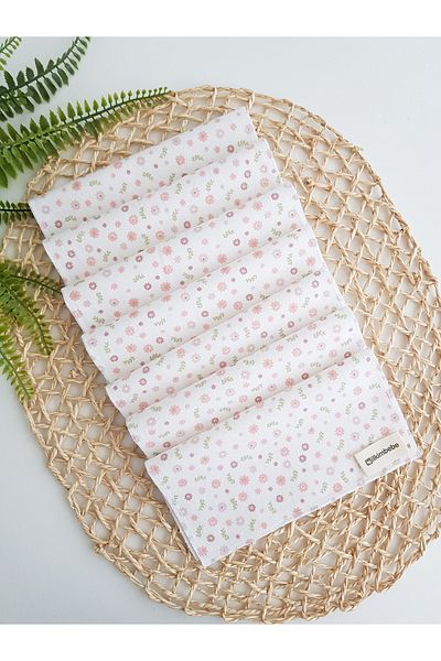 ilkimbebe Floral 7-Piece Flannel Baby Mouth Wipes