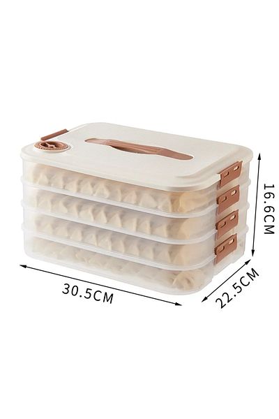 Choice 4pcs Kitchen Organizer Dumpling Box Food Storage Container Refrigerator Keep Fresh Storage Box Multi