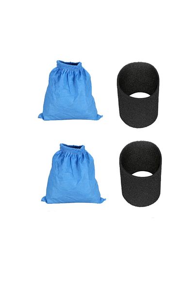 Choice 4pcs3 Textile Filter Bag And Filter Elements For Karcher Mv1 Wd1 Wd2 Wd3 Nt Series Vacuum Cleaner Fi