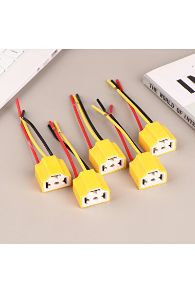 Choice 5 قطع موصل مقبس سيراميك لمصابيح السيارة الأمامية H4 قابس سيراميك مقاوم...